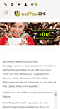 Mobile Screenshot of coffee24.de